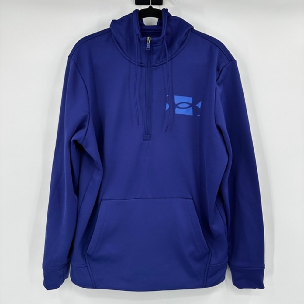 Under Armour Royal Blue Half-Zip Hoodie